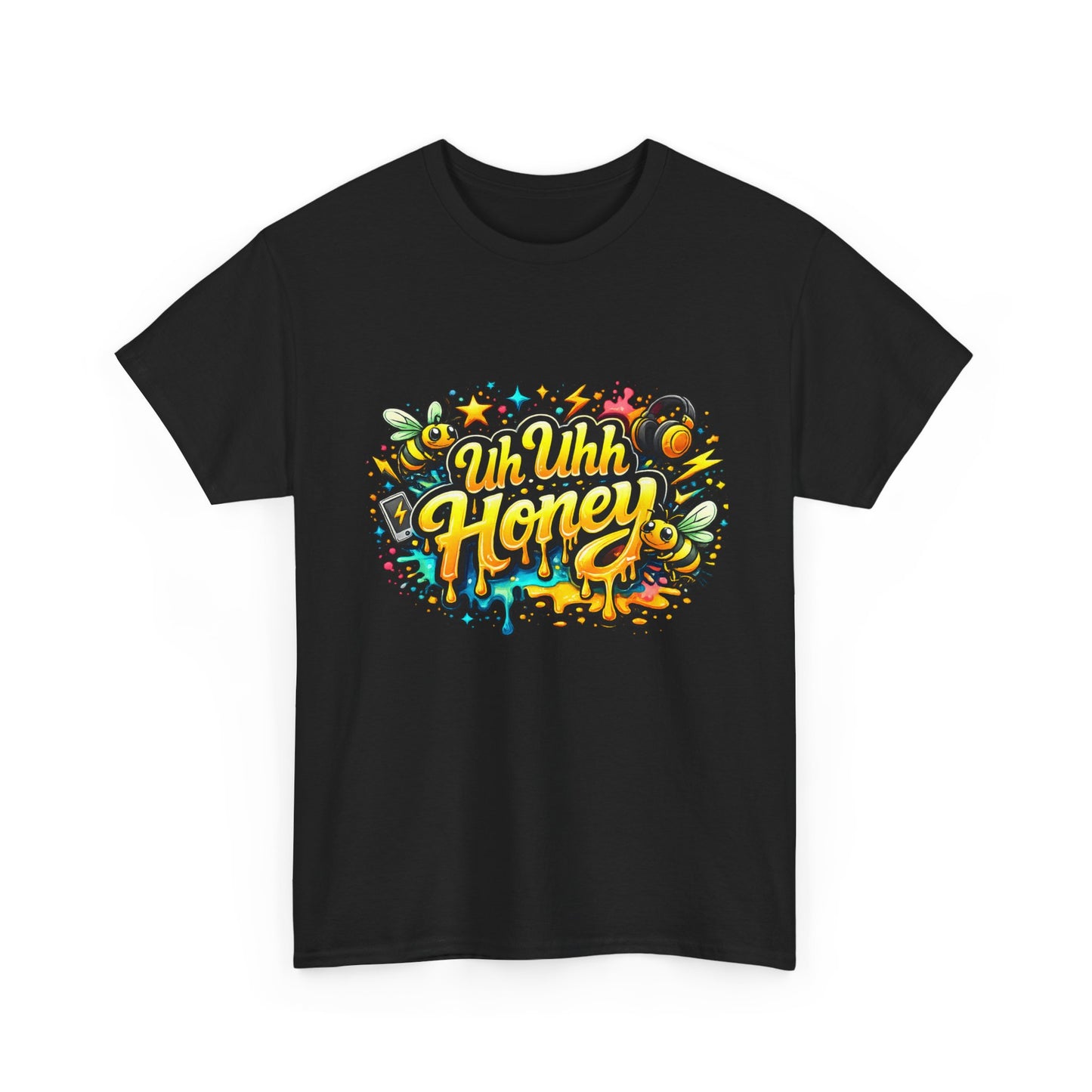 T-Shirt — "Uh Uhh Honey" Retro Graffiti Graphic Tee