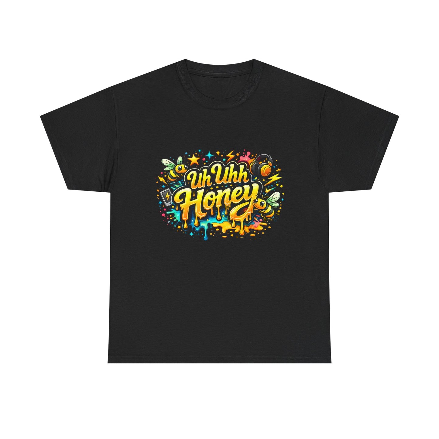T-Shirt — "Uh Uhh Honey" Retro Graffiti Graphic Tee