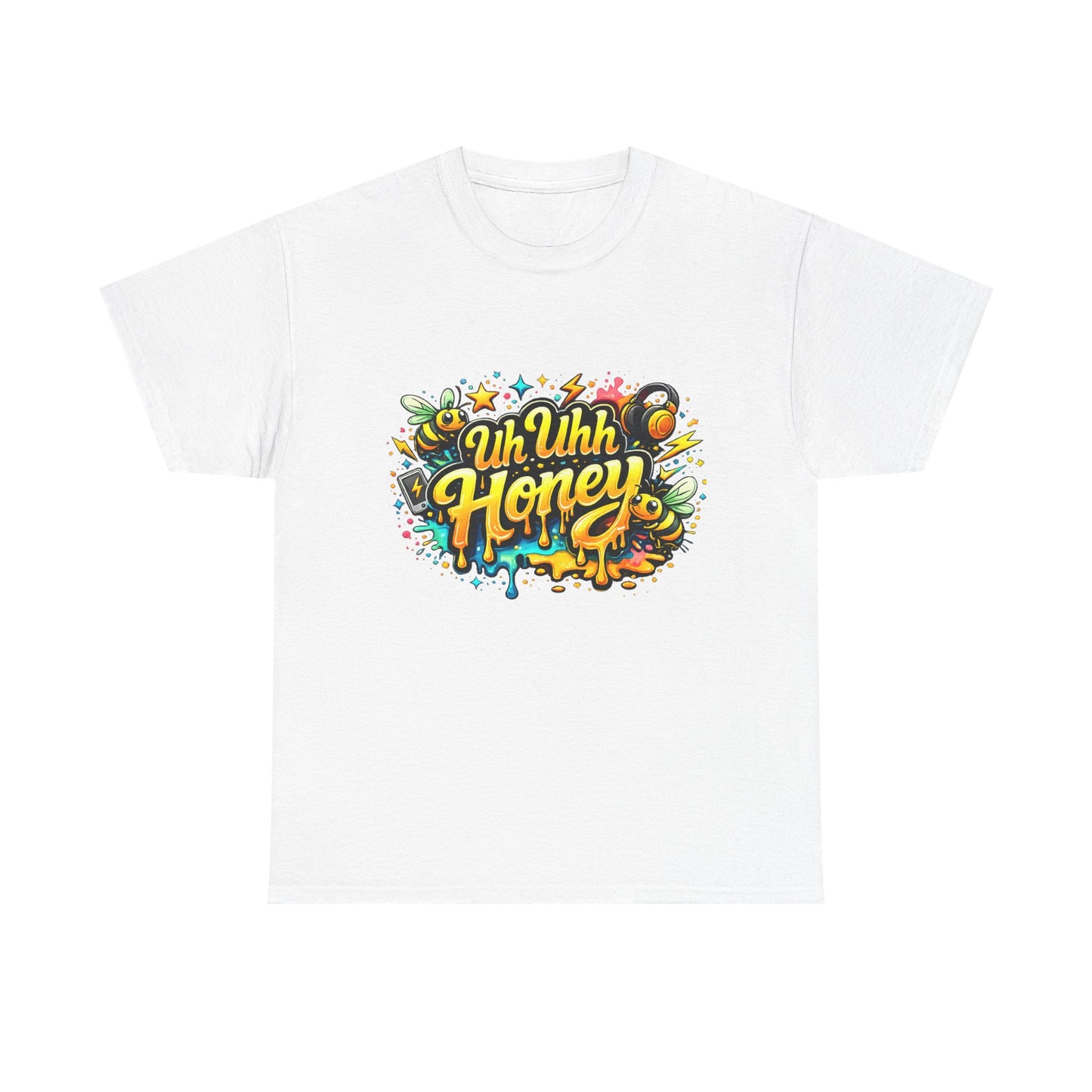T-Shirt — "Uh Uhh Honey" Retro Graffiti Graphic Tee