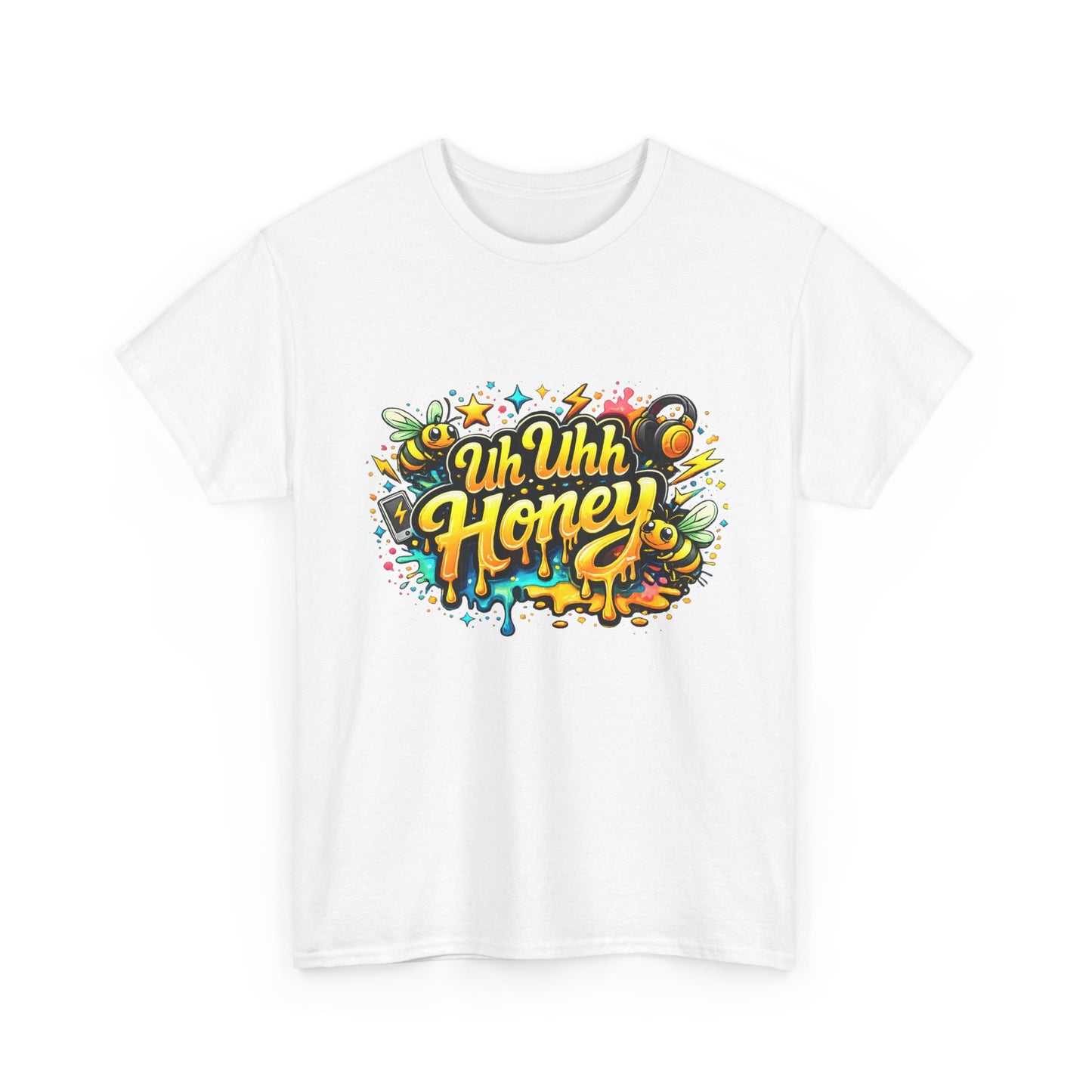 T-Shirt — "Uh Uhh Honey" Retro Graffiti Graphic Tee