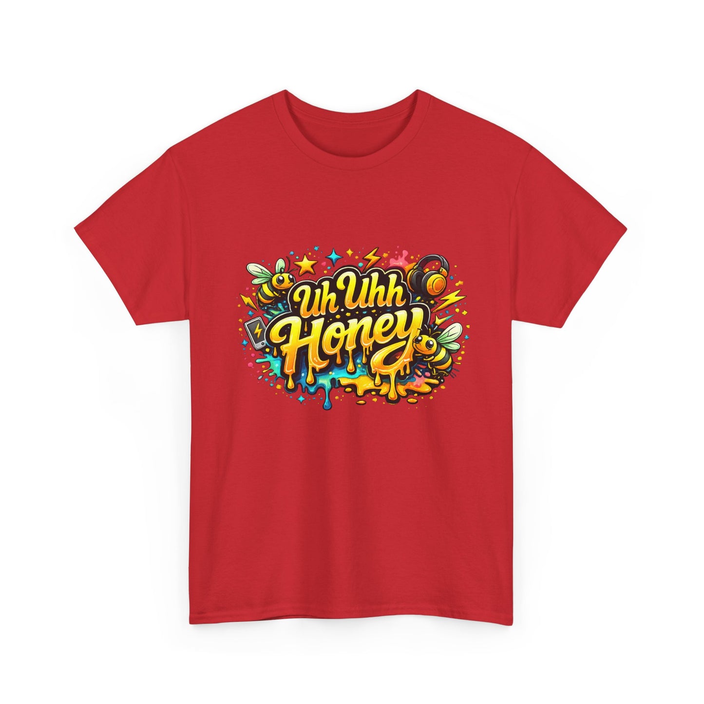 T-Shirt — "Uh Uhh Honey" Retro Graffiti Graphic Tee
